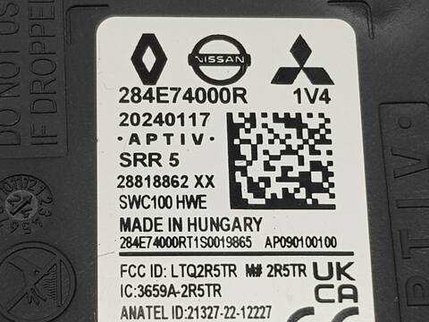 Foto 3ª: Centralita Motor ECU Renault Arkana TECHNO