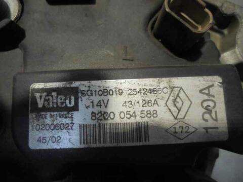 Foto 3ª: Alternador Renault Megane 102CV 75KW I CLASSIC LA0) [F9Q K7] (2003)