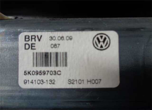 Foto 2ª: Elevalunas Eléctrico Trasero Izquierdo Volkswagen Golf 1.6 ADVANCE BLUEMOTION [1.6 LTR. - 77 KW TDI DPF] [CAY]