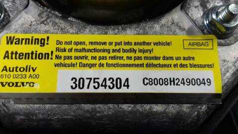 Foto 3ª: Airbag Delantero Izquierdo Volvo XC 90 D5 KINETIC 136KW) 7 ASIENTOS) 185CV [D5244T4] (2007)