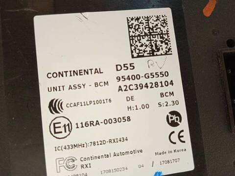 Foto 4ª: Centralita Motor ECU Kia Niro DRIVE 141CV 104KW [G4LE] (2017)