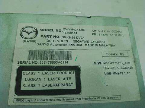 Foto 3ª: Pantalla Multifuncion Mazda CX5 2.2 D [SHY1] (2011)