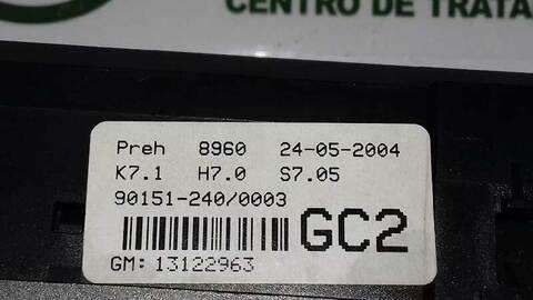 Foto 2ª: Mando Climatizador Opel Astra COSMO BERLINA 101CV 74KW [Z17DTH] (2004)