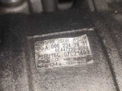 Compresor Aire Acondicionado Mercedes Clase CLK 200 2.0 G 163CV 120KW BM 208) COUPE 111956