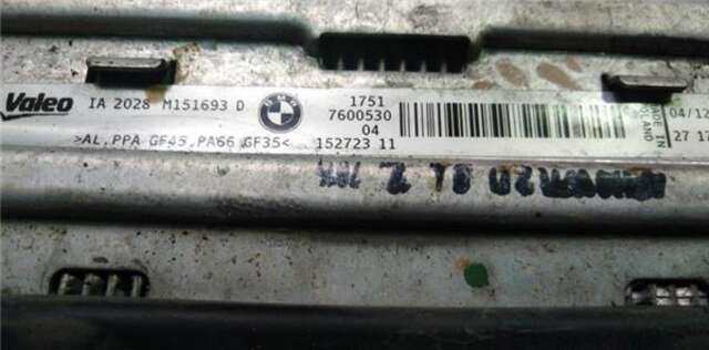 Foto 2ª: Intercooler Bmw Serie 3 315 316 D [N47D20C]