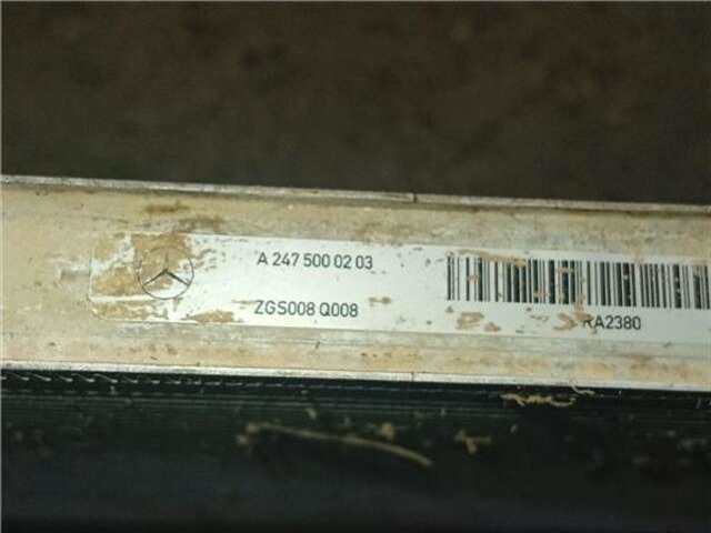Foto 2ª: Radiador Motor Mercedes Clase A 140 2.0 A 200 D (177.012) [2.0 LTR. - 110 KW CDI CAT]