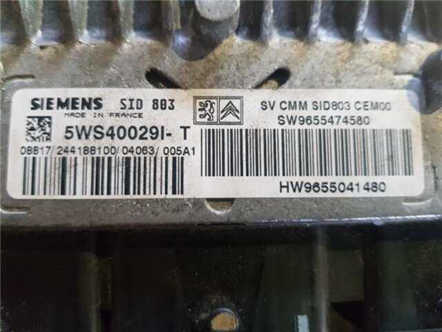 Foto 2ª: Centralita Motor ECU Peugeot 307 2.0 X-LINE [2.0 LTR. - 100 KW 16V HDI FAP CAT (RHR - DW10BTED4)] [RHR (DW10BTED4)]
