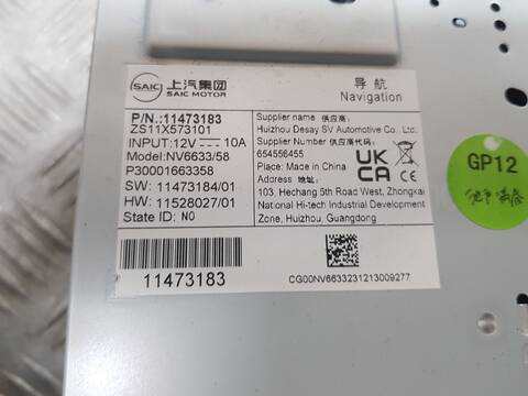 Foto 3ª: Sistema GPS Mg ZS 1.0 T-GDI 111CV 82KW [10E4E] (2024)
