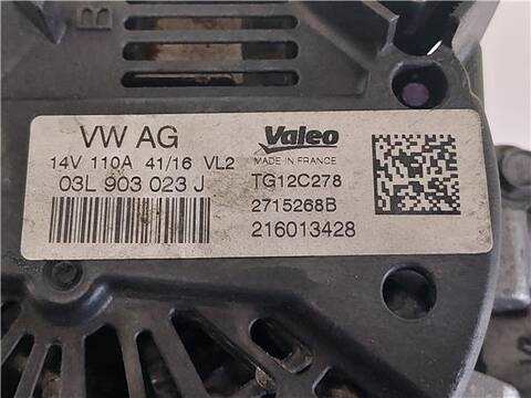 Foto 3ª: Alternador Volkswagen Golf 1.6 BLUEMOTION 110CV 81KW [CXXB] (2016)