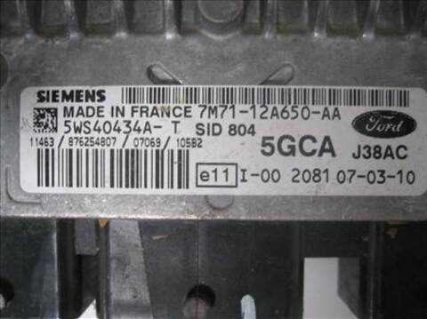 Foto 2ª: Centralita Motor ECU Mazda 2 1.4 CD 68CV 50KW [F6JB] (2007)