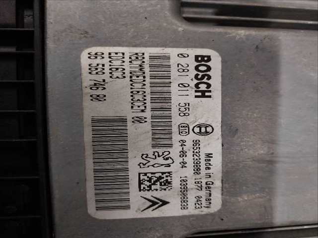 Foto 2ª: Centralita Motor ECU Peugeot 407 1.6 D [D-9HZ] (2004)