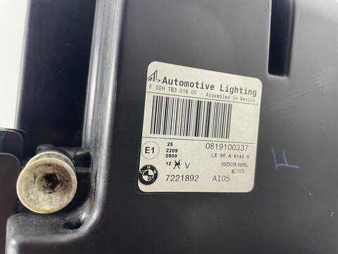 Foto 3ª: Faro Derecho Bmw X5 3.0 N57D30B E70) (2010)