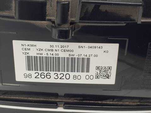 Foto 2ª: Cuadro de Instrumentos Citroen Spacetourer BUSINESS M (2016)