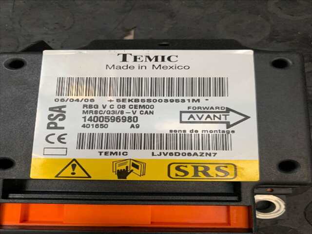 Foto 2ª: Centralita Airbag Peugeot 807 2.2 HDI 130CV/94KW [4HW] (2006)