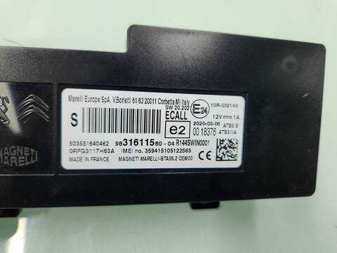 Foto 3ª: Centralita Motor ECU DS 7 PERFORMANCE LINE 180CV 132KW [5G06] (2020)