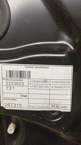 Foto 3ª: Elevalunas Eléctrico Trasero Izquierdo Mercedes Clase ML 320 3.0 CDI 5P [642940] (2007)