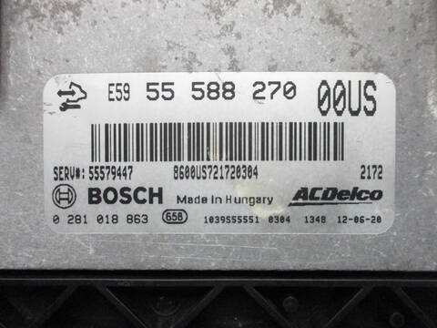 Foto 3ª: Centralita Motor ECU Opel Corsa A13DTC (2012)