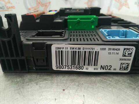 Foto 2ª: Caja Reles Fusibles Citroen C4 G CACTUS FEEL [BH02] (2016)