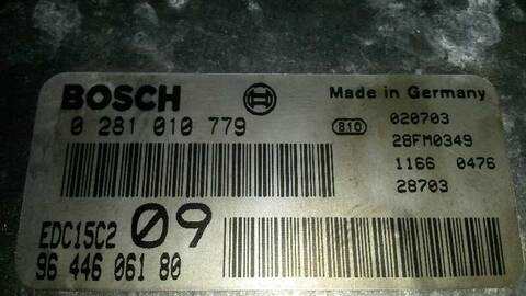 Foto 3ª: Centralita Motor ECU Peugeot 307 2.0 HDI FAP CAT 107CV 79KW [RHS] (2002)