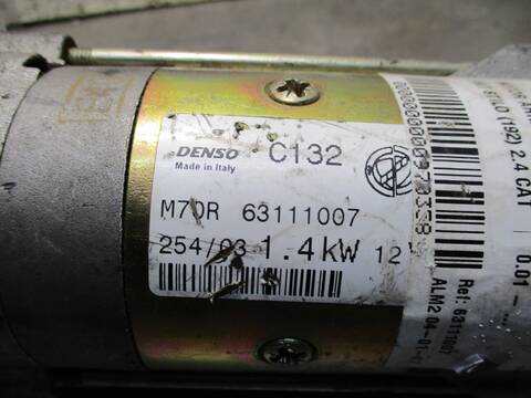 Foto 2ª: Motor de Arranque Fiat Stilo 2.4 CAT 170CV 125KW (2001)