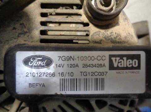 Foto 2ª: Alternador Ford Fiesta AMBIENTE 82CV 60KW [SNJB] (2010)