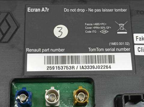 Foto 3ª: Sistema GPS Renault Scenic DYNAMIQUE 131CV 96KW [H4J700] (2009)