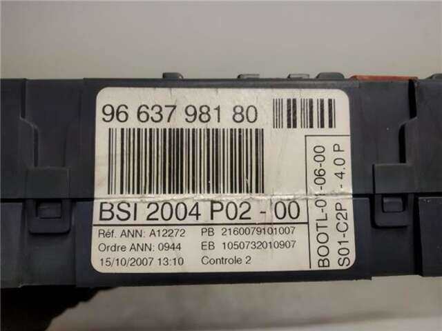 Foto 3ª: Centralita Confort BSI Peugeot 308 1.6 SPORT [1.6 LTR. - 88 KW 16V] [5FW / EP6]