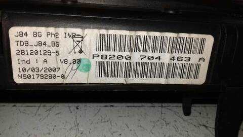 Foto 3ª: Cuadro de Instrumentos Renault Scenic 1.5 DCI DIESEL 106CV 78KW [K9K732] (2007)