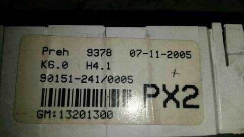 Foto 2ª: Mando Calefacción A. A. Opel Zafira 1.9 CDTI 120CV 88KW [Z19DT] (2005)