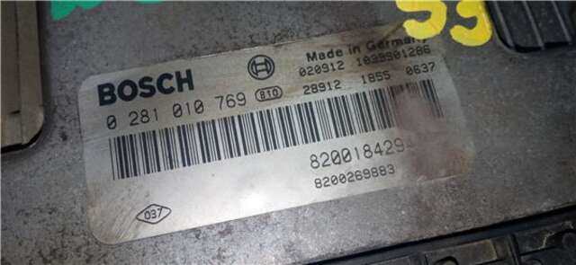 Centralita Motor ECU Renault Megane 1.9 CONFORT AUTHENTIQUE [1.9 LTR. - 88 KW DCI DIESEL] II CLASSIC BERLINA (2003-_)