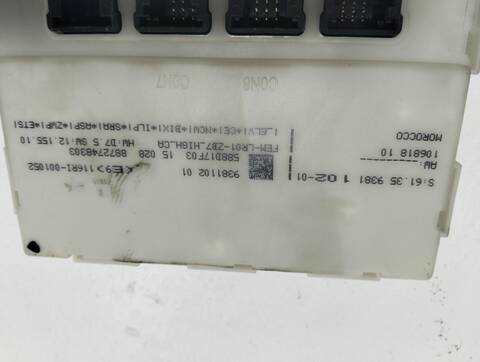 Foto 3ª: Modulo Confort BCM Bmw Serie 3 315 2.0 TD 184CV [N47D20C] (2012)