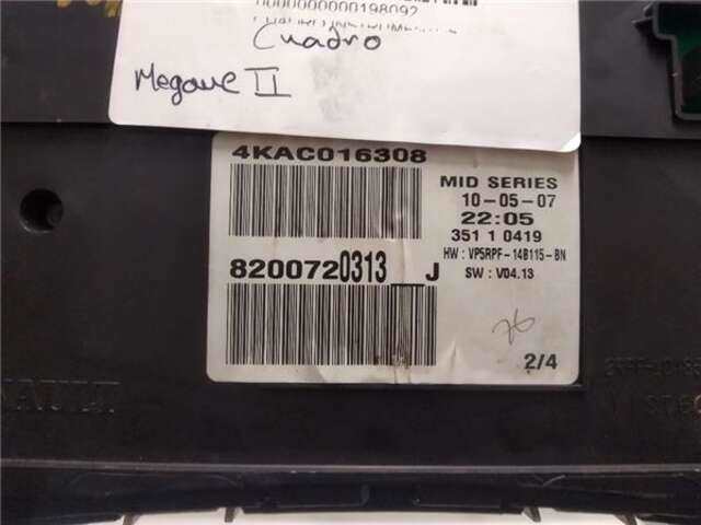 Foto 3ª: Cuadro de Instrumentos Renault Megane 1.5 DCI D (86 CV) II BERLINA 5P [K9K724]