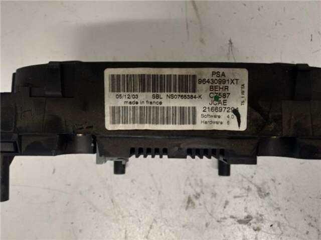 Foto 3ª: Mando Climatizador Peugeot 307 2.0 HDI 110 [RHS (DW10ATED)]