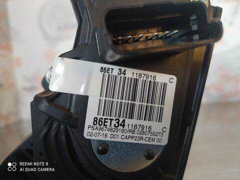 Foto 4ª: Pedal Acelerador Peugeot 308 STYLE 120CV 88KW [BH01] (2017)