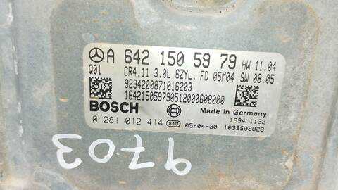 Foto 3ª: Centralita Motor ECU Mercedes Clase ML 350 3.0 CDI V6 265CV 195KW AUT. OM 642 W164) 164.124) [OM642940] (2005)