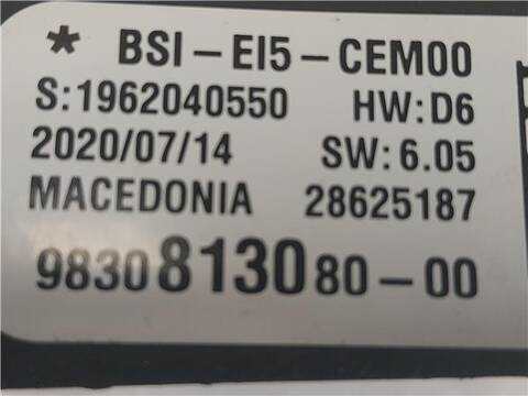 Foto 3ª: Caja Reles Fusibles Peugeot 508 1.5 ACTIVE PACK 131CV 96KW [YHZ] (2020)