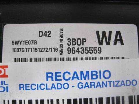 Foto 2ª: Centralita Motor ECU Chevrolet Kalos 1.2 SE 72CV 53KW [B12S1] (2008)