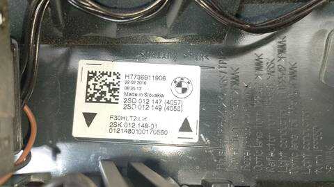 Foto 3ª: Piloto Portón Izquierdo Bmw Serie 3 315 318D M SPORT 150CV 110KW [B47D20A] (2015)