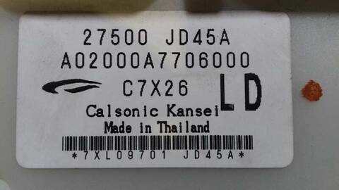 Foto 3ª: Mando Climatizador Nissan Qashqai 2.0 DCI TD CAT 150CV 110KW [M9R] (2007)