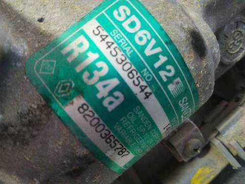 Foto 2ª: Compresor Aire Acondicionado Renault Clio 1.5 DCI DIESEL FAP 75CV 55KW [K9K770] (2005)