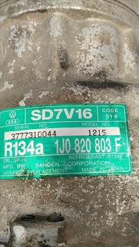 Foto 2ª: Compresor Aire Acondicionado Seat Leon 1.9 TDI [D/ALH] (2001)