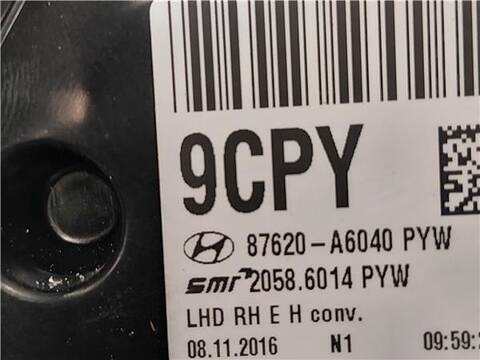 Foto 4ª: Retrovisor Derecho Hyundai i30 1.4 CITY 99CV 73KW [G4LC] (2017)