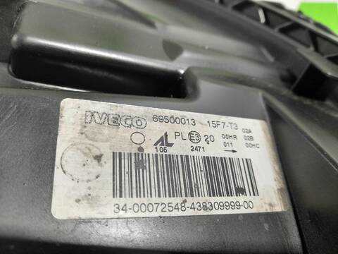 Foto 3ª: Faro Izquierdo Iveco Daily 3.0 DIESEL 146CV [D/ F1CE0481FA] (2006)