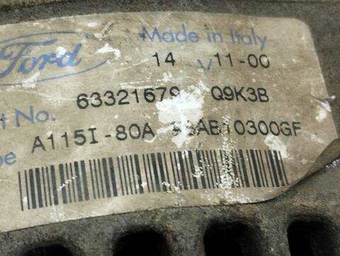 Foto 4ª: Alternador Ford Focus AMBIENTE BERLINA 100CV 74KW [FYDA] (1999)