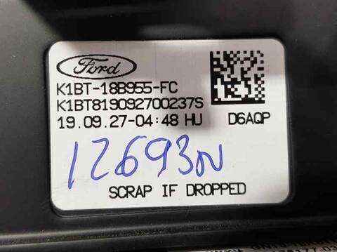 Foto 3ª: Sistema Audio Radio CD Ford EcoSport TREND 100CV 74KW [Z2JA] (2019)