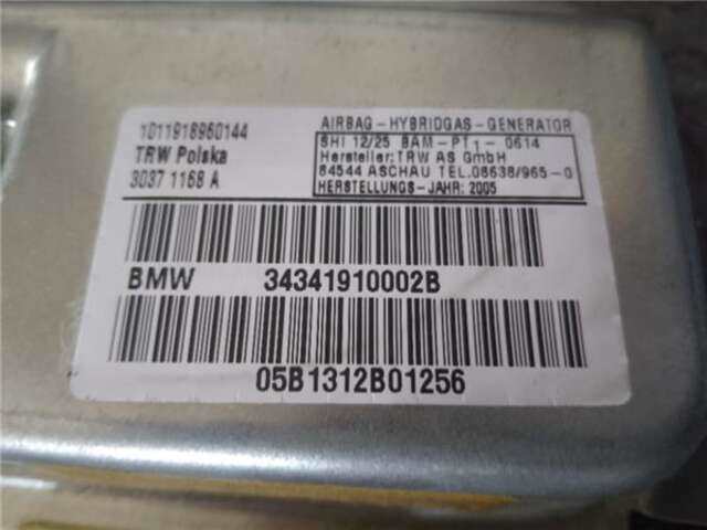 Foto 2ª: Airbag Lateral Trasero Derecho Bmw X3 2.0 D 16V CAT [M47 D20 (204D4)]