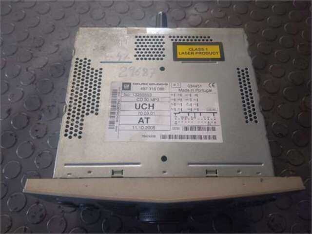 Foto 2ª: Sistema Audio Radio CD Opel Astra 1.7 CDTI [Z 17 DTH]