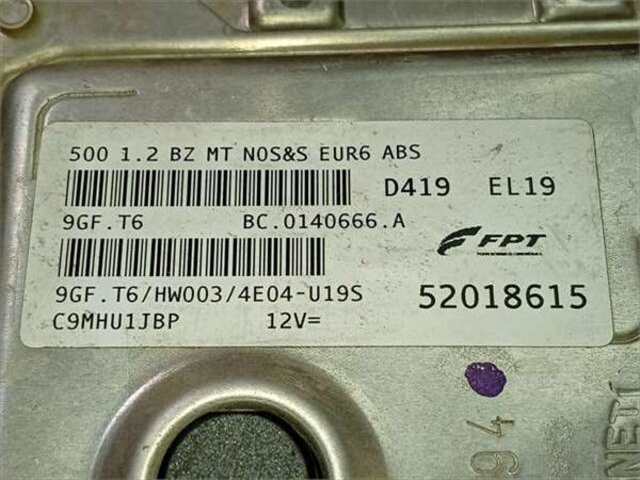 Centralita Motor ECU Fiat 500 1.2 COLLEZIONE [1.2 LTR. - 51 KW CAT]