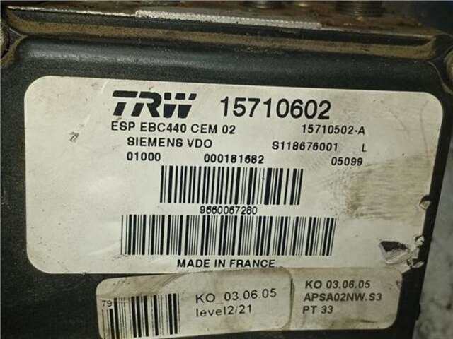 Foto 2ª: Abs Peugeot 407 2.0 HDI 135 [RHR (DW10BTED4)]