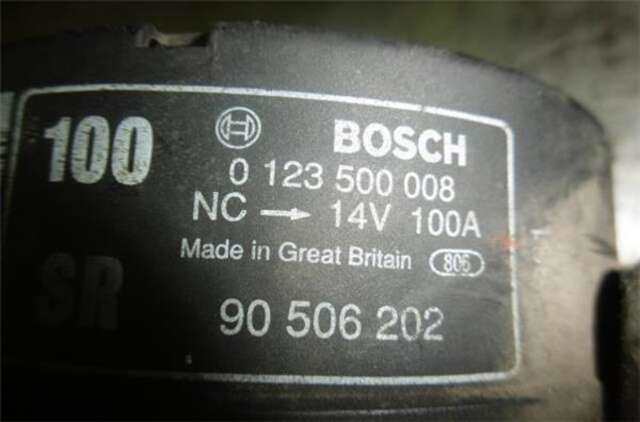 Foto 3ª: Alternador Opel Vectra 2.0 DTI 16V [X 20 DTH]